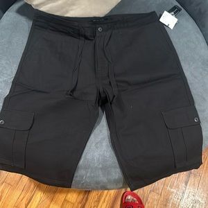 Brand new Sean John black linen shorts